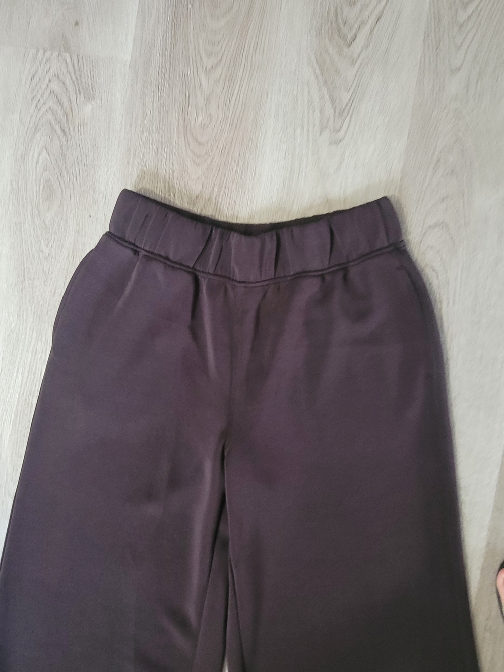 Yogalicious Wash Softlite Elara Wide Leg Pants M Brown Cropped Culotte Yoga Soft - Picture 3 of 13